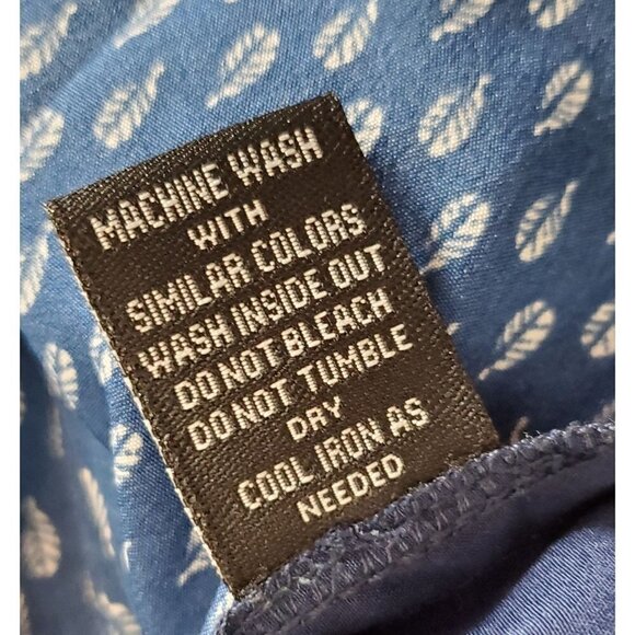 Sleeveless Top Blouse Blue Women size Medium - Picture 8 of 8